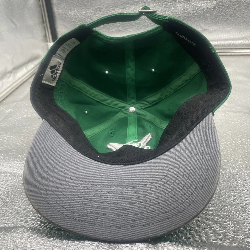 VTG NOTRE DAME FIGHTING IRISH CLOVER Adidas‎ Grey On Bib-Climate